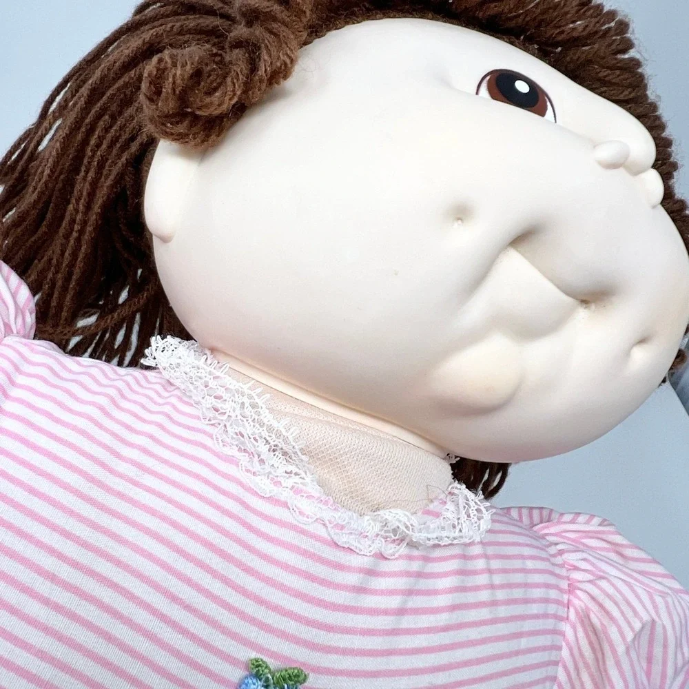 Vintage 1984 Martha Nelson Thomas Original Doll Baby‎ Brown Hair Pink Outfit 16